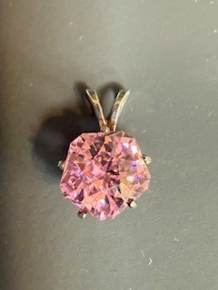 Aloha pink cubic zirconia